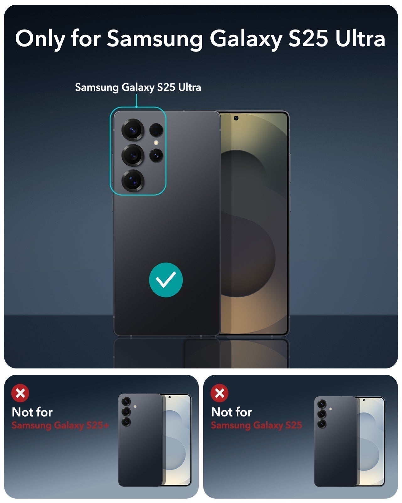 Galaxy S25 Ultra HaloLock Classic Hybrid Case - Frosted Black ESR