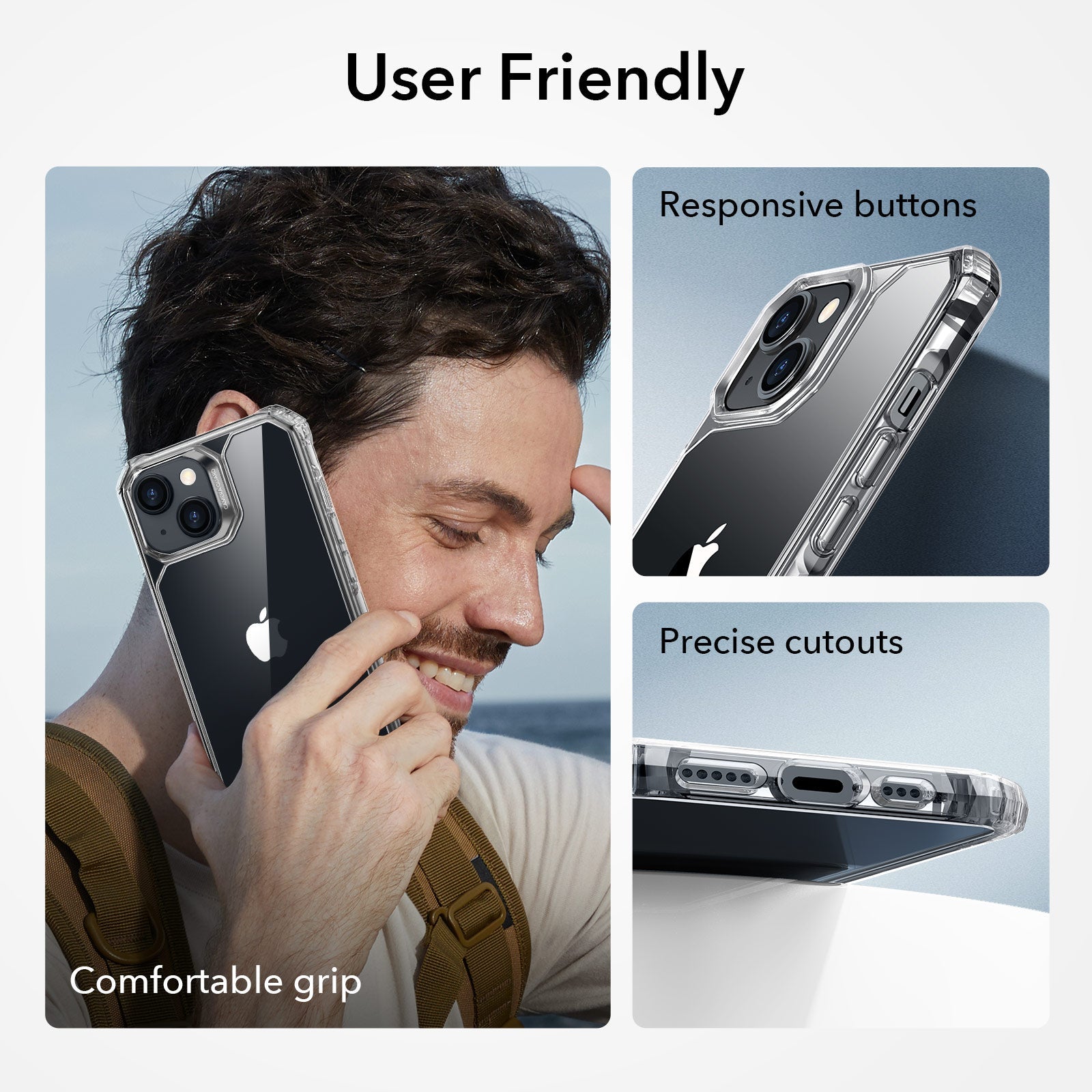 iPhone 15 Air Armor Clear Case - Clear ESR