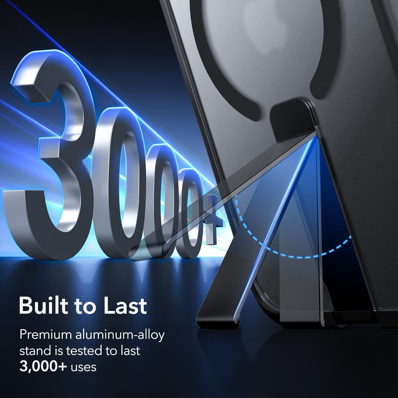 iPhone 15 Pro Max Boost Flickstand Case (HaloLock) - Frosted Black ESR