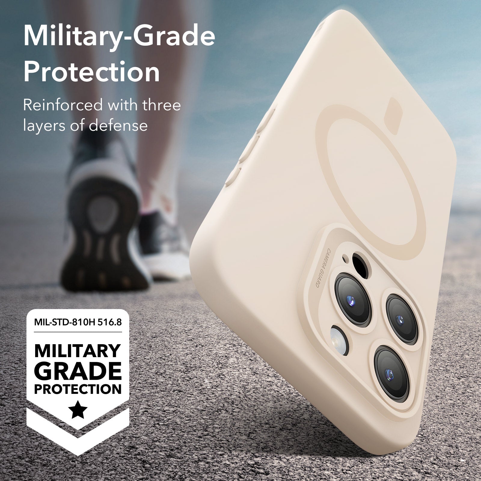 iPhone 15 Pro Max Cloud Soft Case (HaloLock) - Dark Blue ESR