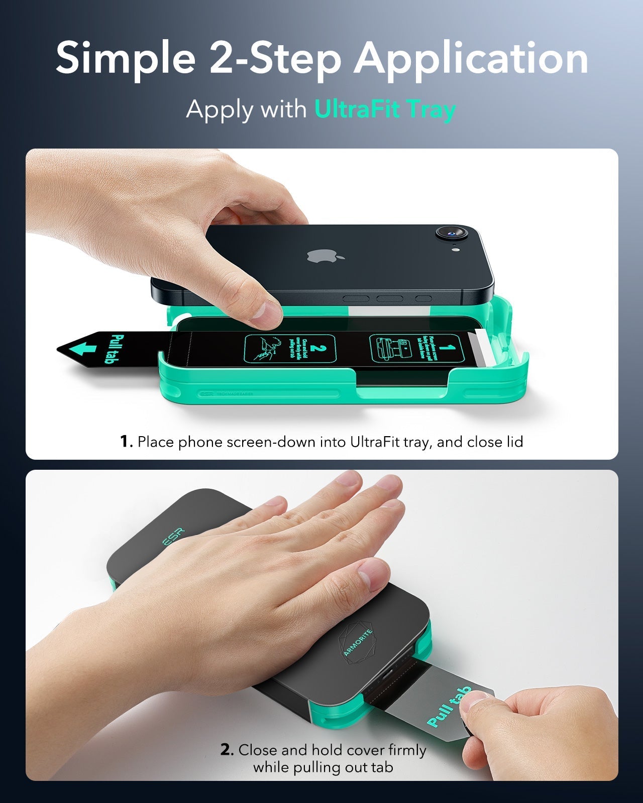 iPhone 16e UltraFit Armorite Privacy Screen Protector - 3 Pack ESR