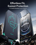 iPhone 16e HaloLock Cyber Tough Case Protection Bundle - Black - ESR
