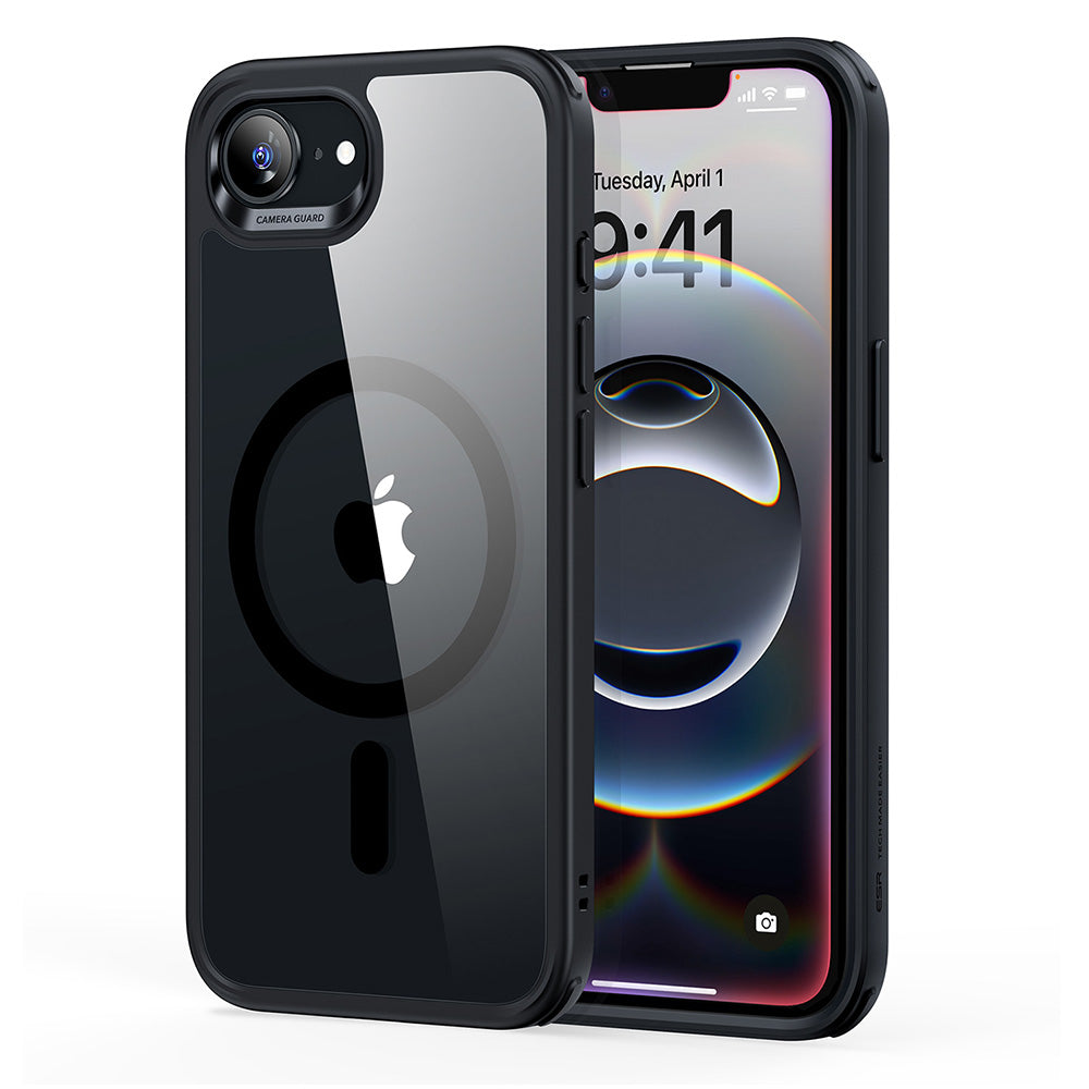 iPhone 16e HaloLock Classic Hybrid Case - Clear Black ESR