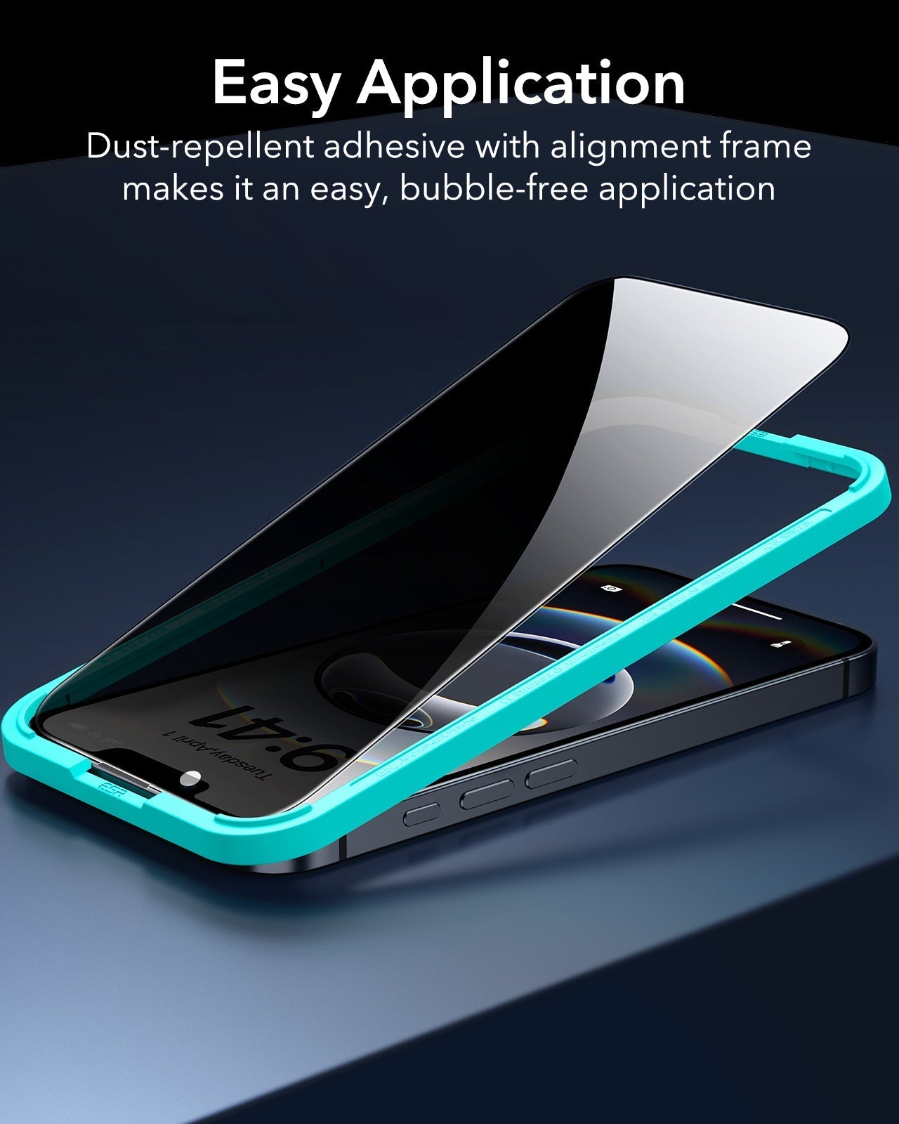 iPhone 16e UltraFit Classic Privacy Screen Protector - 3 Pack with Alignment Frame ESR