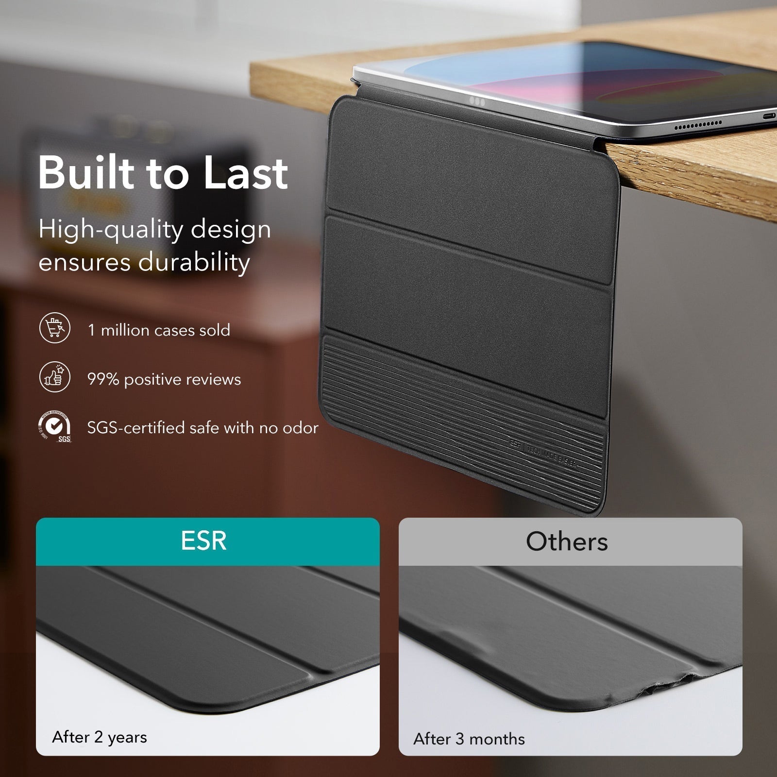 iPad 11“ (A16, 2025)/10th Generation Rebound Magnetic Case - Black ESR