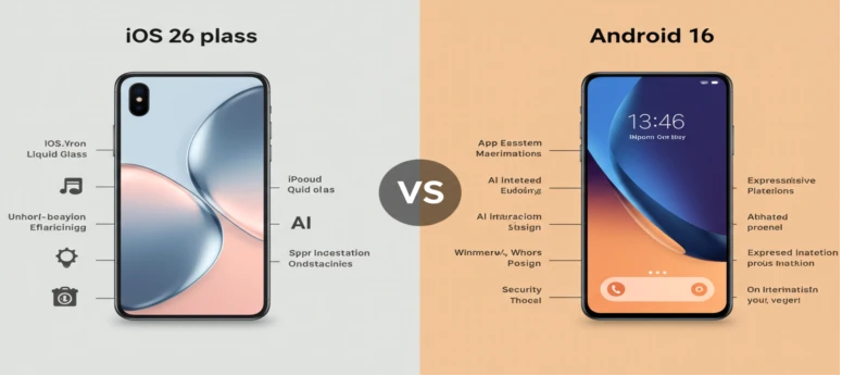 iOS 26 vs Android 16: Liquid Glass or Expressive Material – Which OS N