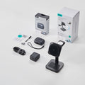25W CryoBoost 3-in-1 Magnetic Charger (Qi2) and AirPods Pro 3 Pulse FlickLock Case Bundle - US Plug–Black