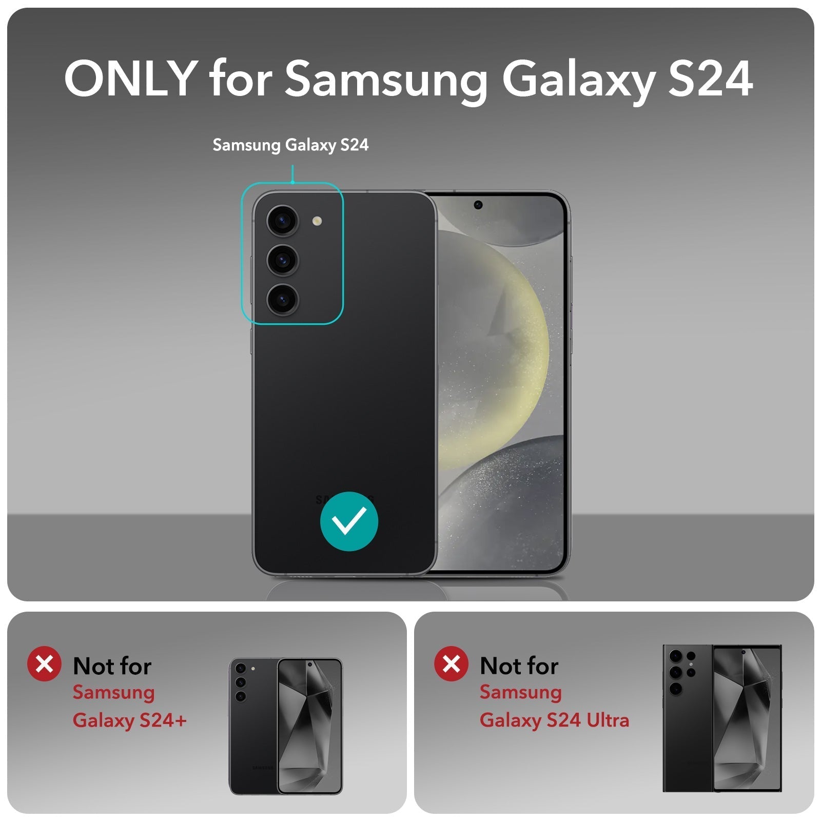 Galaxy S24 Boost Kickstand Case - Black ESR