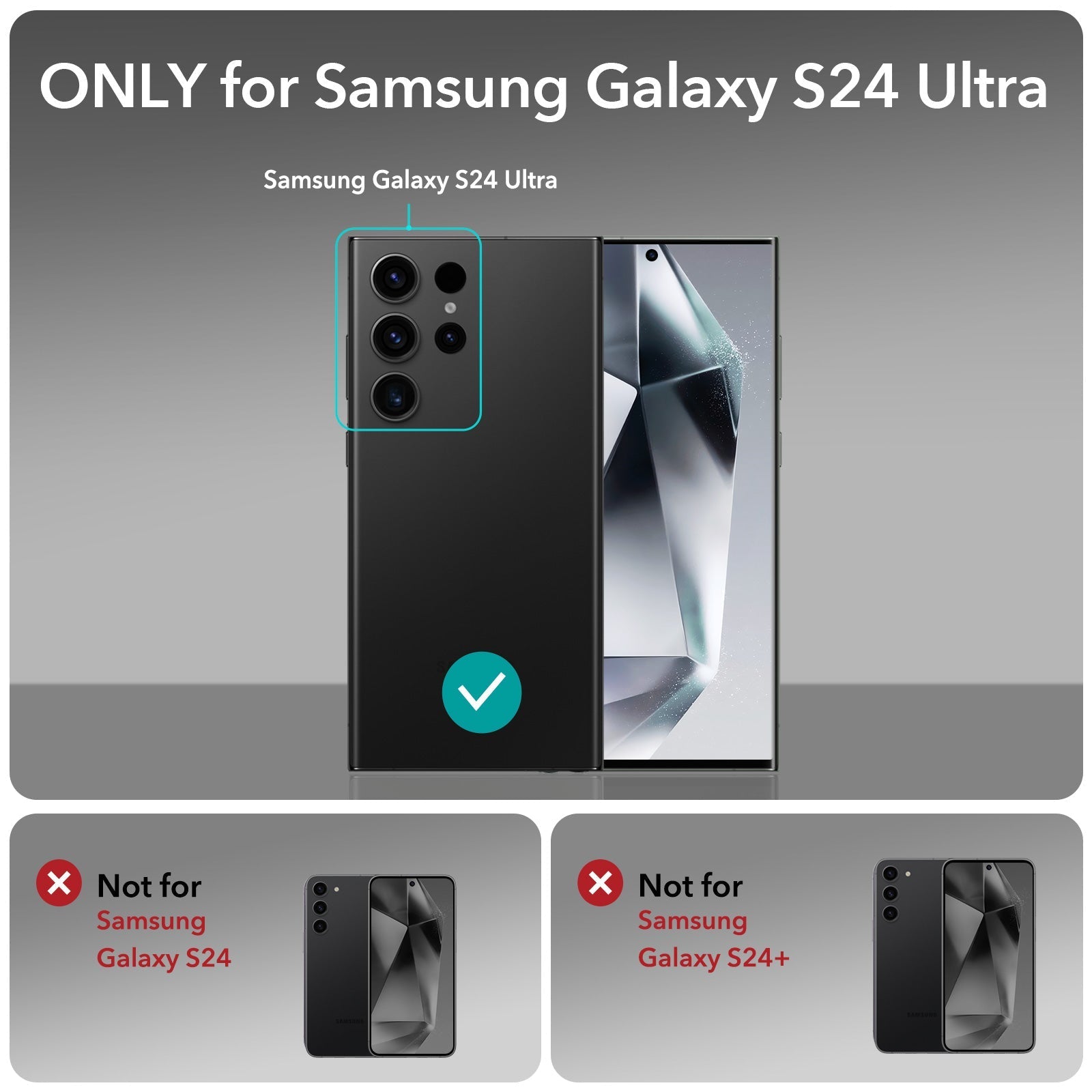 Galaxy S24 Ultra Armor Kickstand Case - Clear ESR