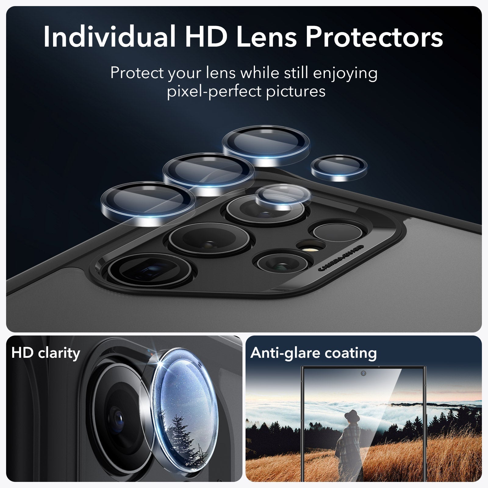 Galaxy S24 Ultra Armor Kickstand Case - Frosted Black ESR