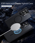 Galaxy S25 Ultra HaloLock Classic Hybrid Case - Frosted Black ESR