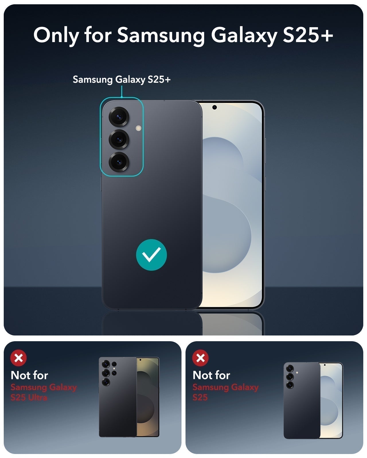 Galaxy S25+ HaloLock Classic Hybrid Case - Frosted Blue ESR