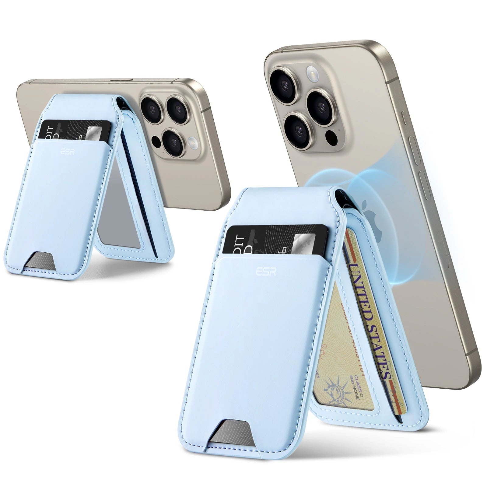 Vegan Leather Wallet Stand (HaloLock) ESR ESR