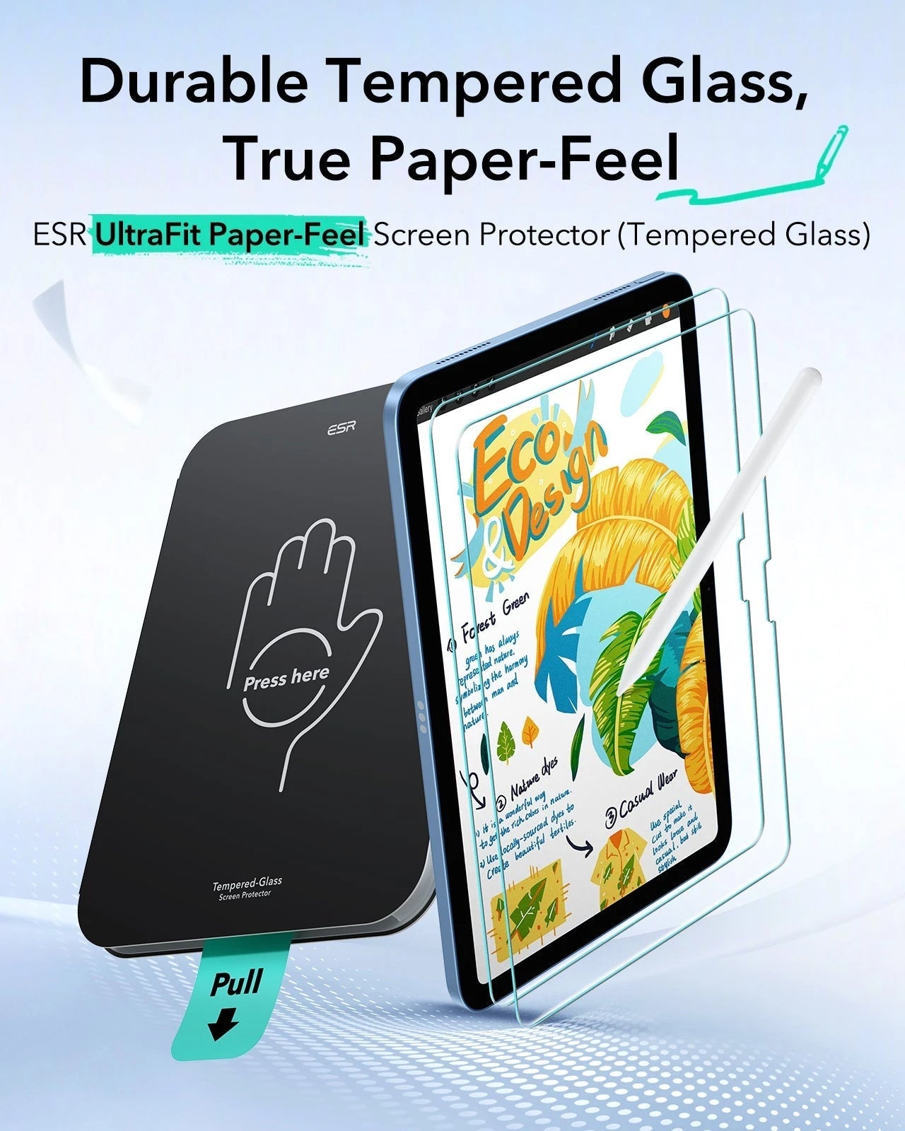 iPad 10th Generation UltraFit Classic Paper-Feel Screen Protector â€?2 Pack ESR ESR