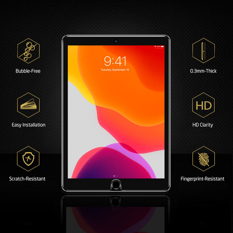 iPad Air 10.2 2019 Tempered Glass Screen Protector 2