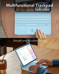 Blue keyboard case and digital pencil