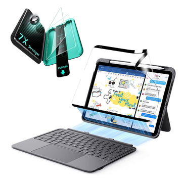 iPad Air 11â€?(M4) 2026 Flex Keyboard Case (Detachable) Protection Paper-Feel Bundle