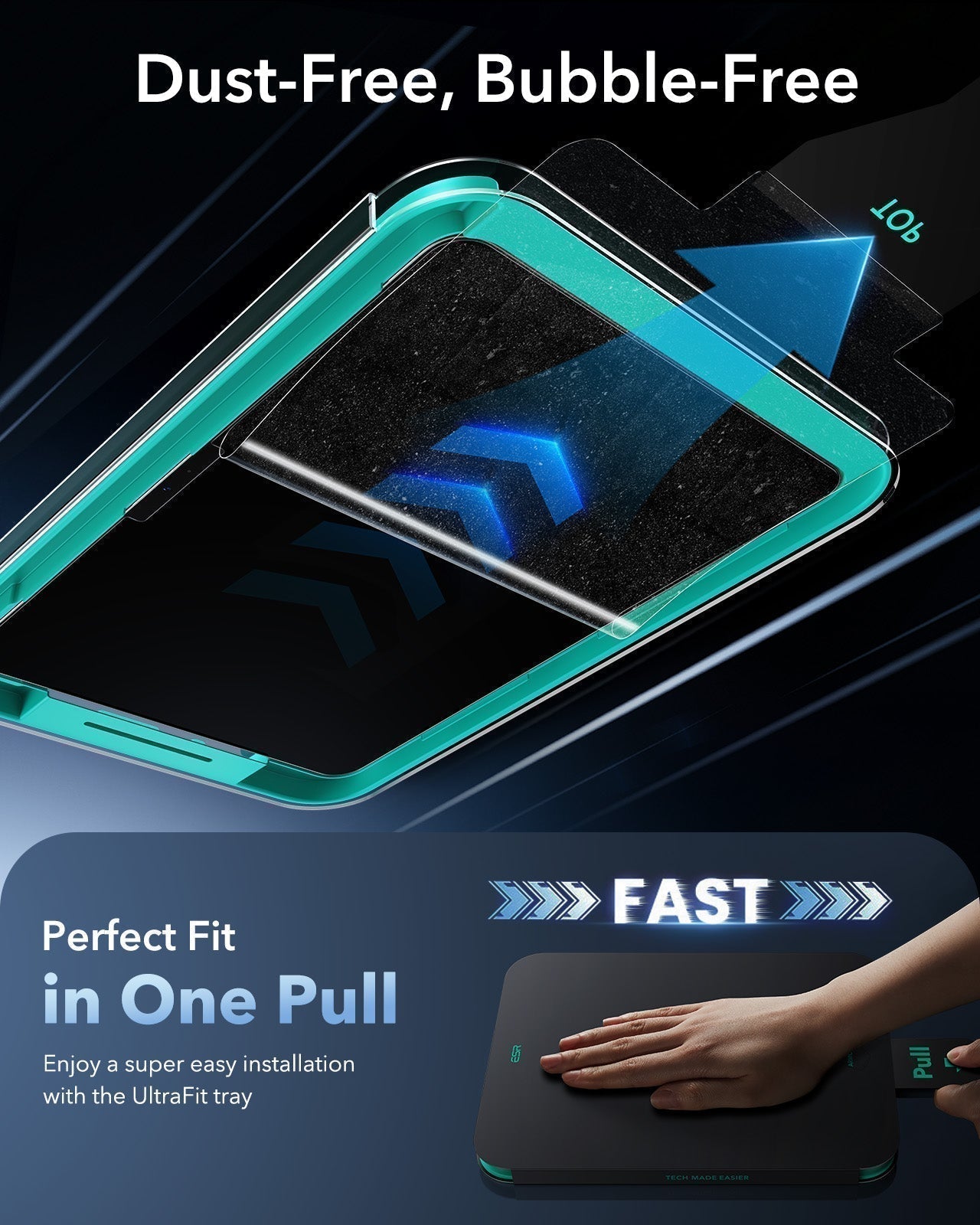 iPad Air 11" (M4) 2026 UltraFit Armorite® Paper-Feel Screen Protector â€?2 Pack ESR ESR