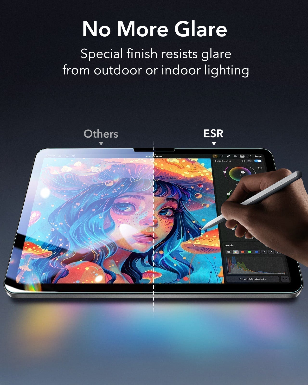 iPad Air 11" (M4) 2026 UltraFit Armorite® Paper-Feel Screen Protector â€?2 Pack ESR ESR