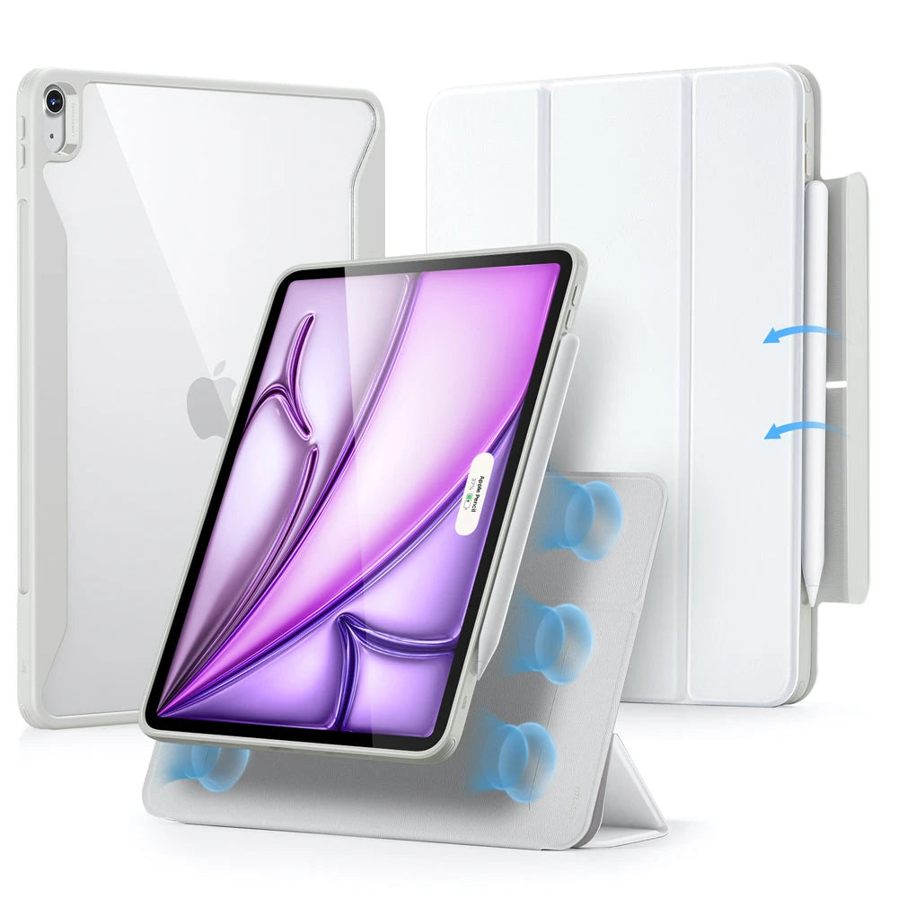 iPad Air 13" (M4) 2026 Rebound Hybrid Case 360 - Brilliant White ESR ESR