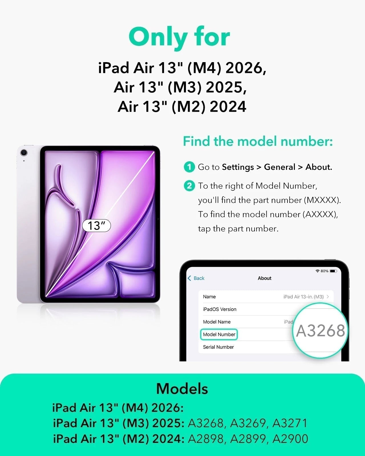 iPad Air 13" (M4) 2026 UltraFit Classic Paper-Feel Screen Protector â€?2 Pack ESR ESR