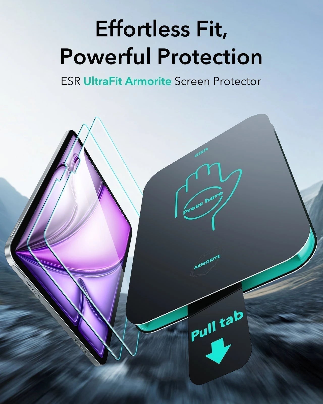iPad Air 13" (M4, 2026) Bundle Rebound Magnet-Tastaturhülle 360° & Displayschutz-effortless fit，powerful protection