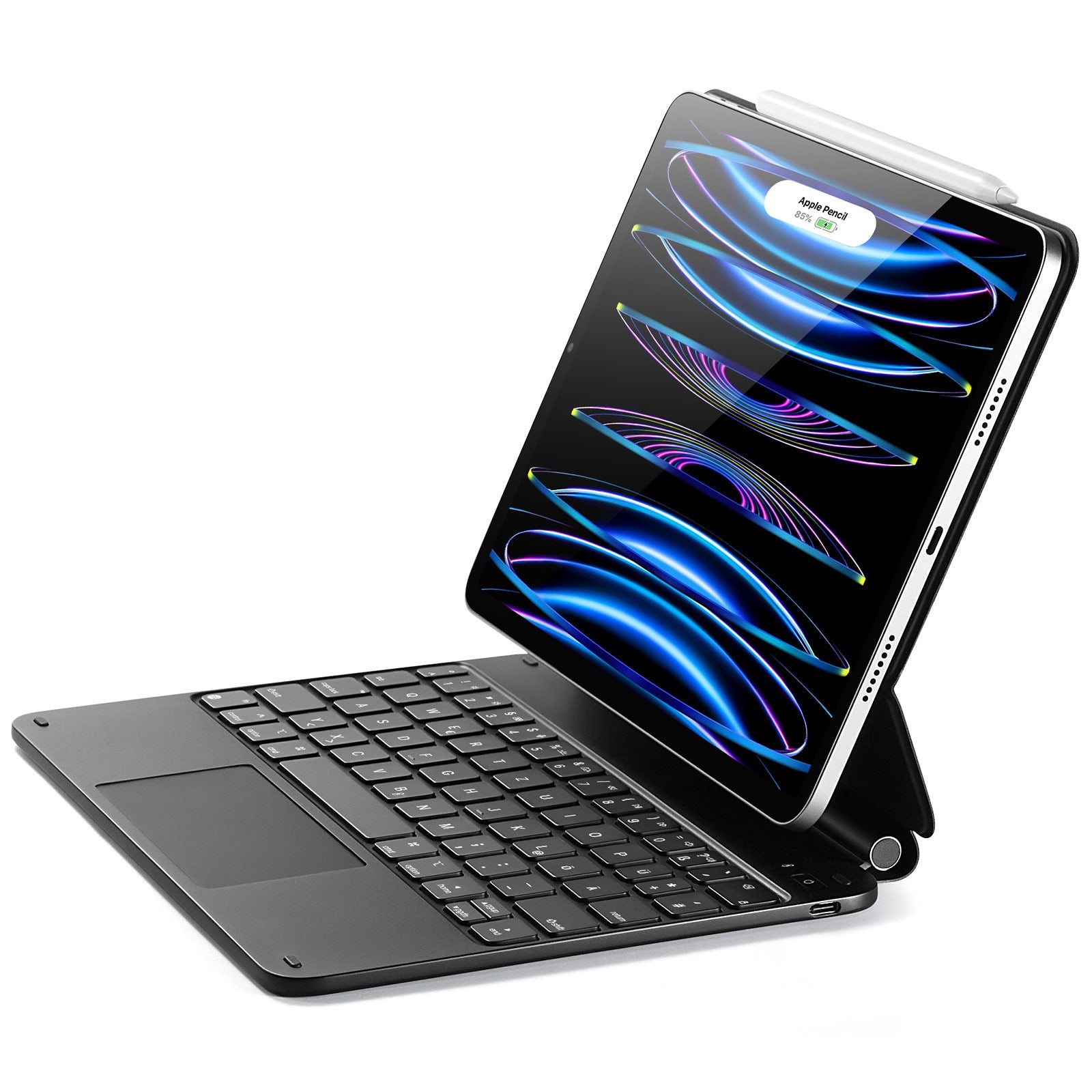 Ipad Computer Keyboard Rebound Magnetic Keyobard Case for iPad Air 10.9” (5th/4th), and iPad ...