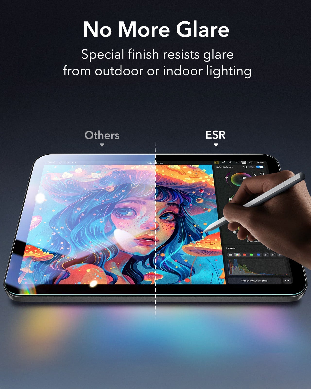 iPad mini 7/mini 6 UltraFit Armorite® Paper-Feel Screen Protector â€?2 Pack ESR ESR