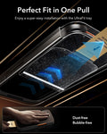ESR iPhone 17 Pro Corning Glass Privacy Screen Protector enjoy a super easy installation with the ultrafit tray