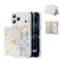 Withe Shell iPhone 17 Pro Max Magsafe Case with Aura Clutch MagSafe Wallet