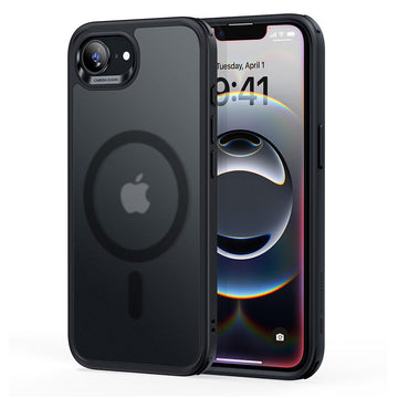iPhone 16e HaloLock Classic Hybrid Case - Frosted Black ESR