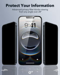 iPhone 16e UltraFit Classic Privacy Screen Protector - 3 Pack ESR