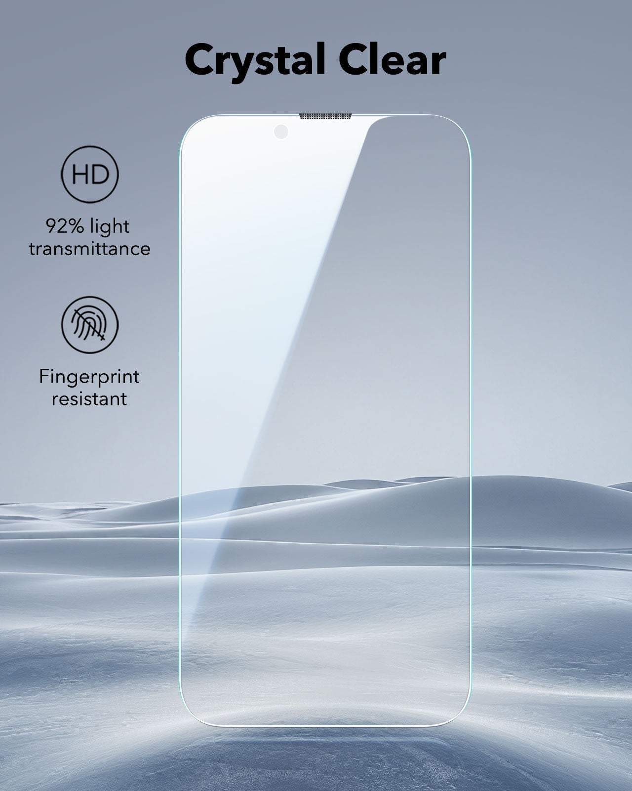 iPhone 16e UltraFit Classic Privacy Screen Protector - 3 Pack ESR