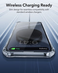 iPhone 15 Pro Max Air Armor Clear Case - Clear Dark Blue ESR