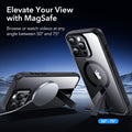 iPhone 15 Pro Max Boost Flickstand Case (HaloLock) - Clear Black ESR