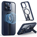 iPhone 15 Pro Max Boost Flickstand Case (HaloLock) - Clear Dark Blue ESR