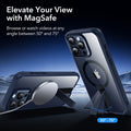 iPhone 15 Pro Max Boost Flickstand Case (HaloLock) - Clear Dark Blue ESR