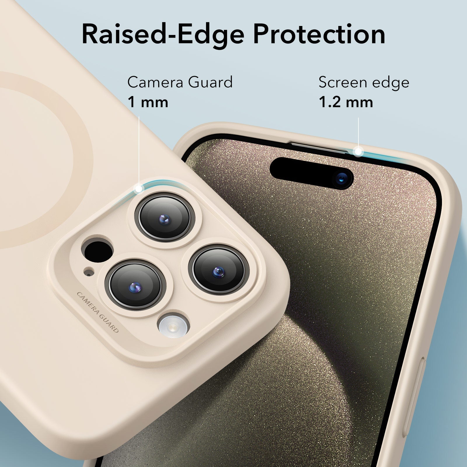iPhone 15 Pro Max Cloud Soft Case (HaloLock) - Dark Blue ESR