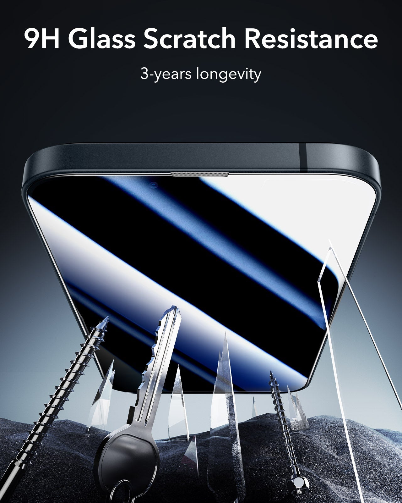 iPhone 16e UltraFit Armorite Privacy Screen Protector - 3 Pack ESR