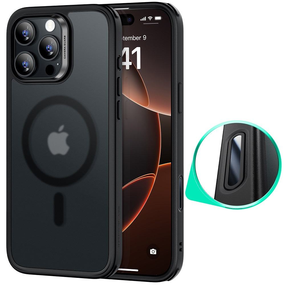 iPhone 16 Pro HaloLock Classic Hybrid Case (Camera Control) - Frosted Black ESR