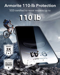 iPhone 16e HaloLock Classic Hybrid Case Privacy Protection Bundle - Frosted Black ESR