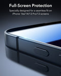 iPhone 16e HaloLock Classic Hybrid Case Privacy Protection Bundle - Frosted Black ESR