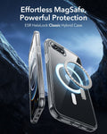 iPhone 16e HaloLock Classic Hybrid Case Privacy Protection Bundle - Frosted Black ESR