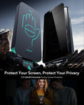 iPhone 16e HaloLock Classic Hybrid Case Privacy Protection Bundle - Frosted Black ESR