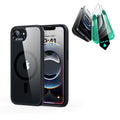 iPhone 16e HaloLock Classic Hybrid Case Protection Bundle - Clear Black ESR