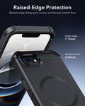 iPhone 16e HaloLock Cyber Tough Case Privacy Protection Bundle - Black - ESR 