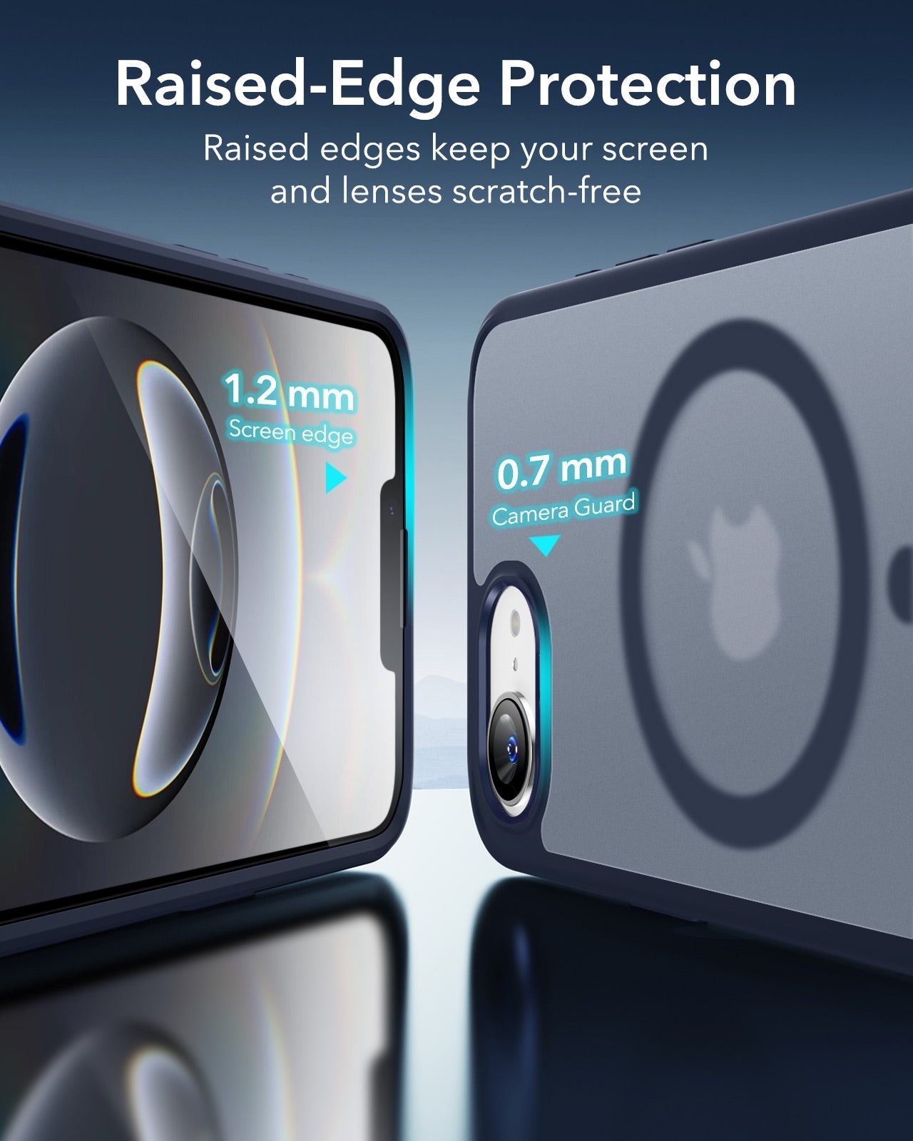 iPhone 16e HaloLock Classic Hybrid Case - Frosted Blue ESR