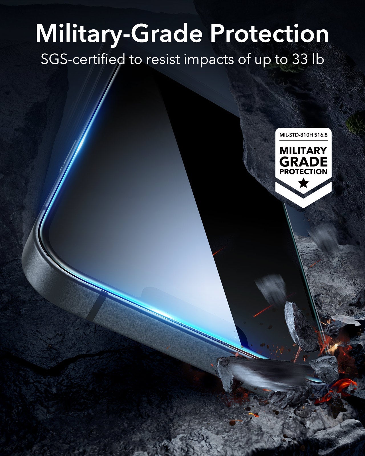 iPhone 16e UltraFit Classic Screen Protector - 3 Pack with Alignment Frame ESR