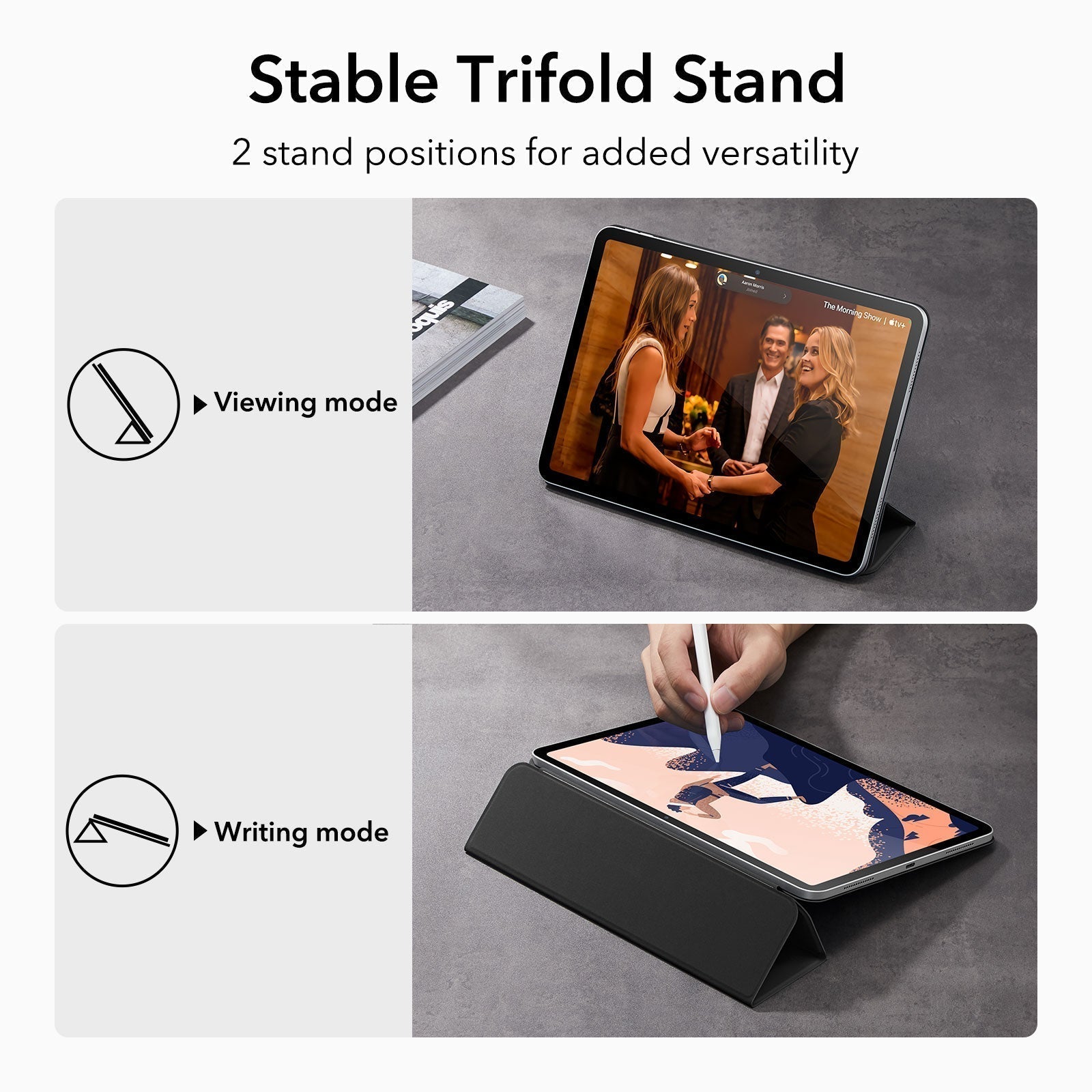 iPad 11“ (A16, 2025)/10th Generation Rebound Magnetic Case - Black ESR