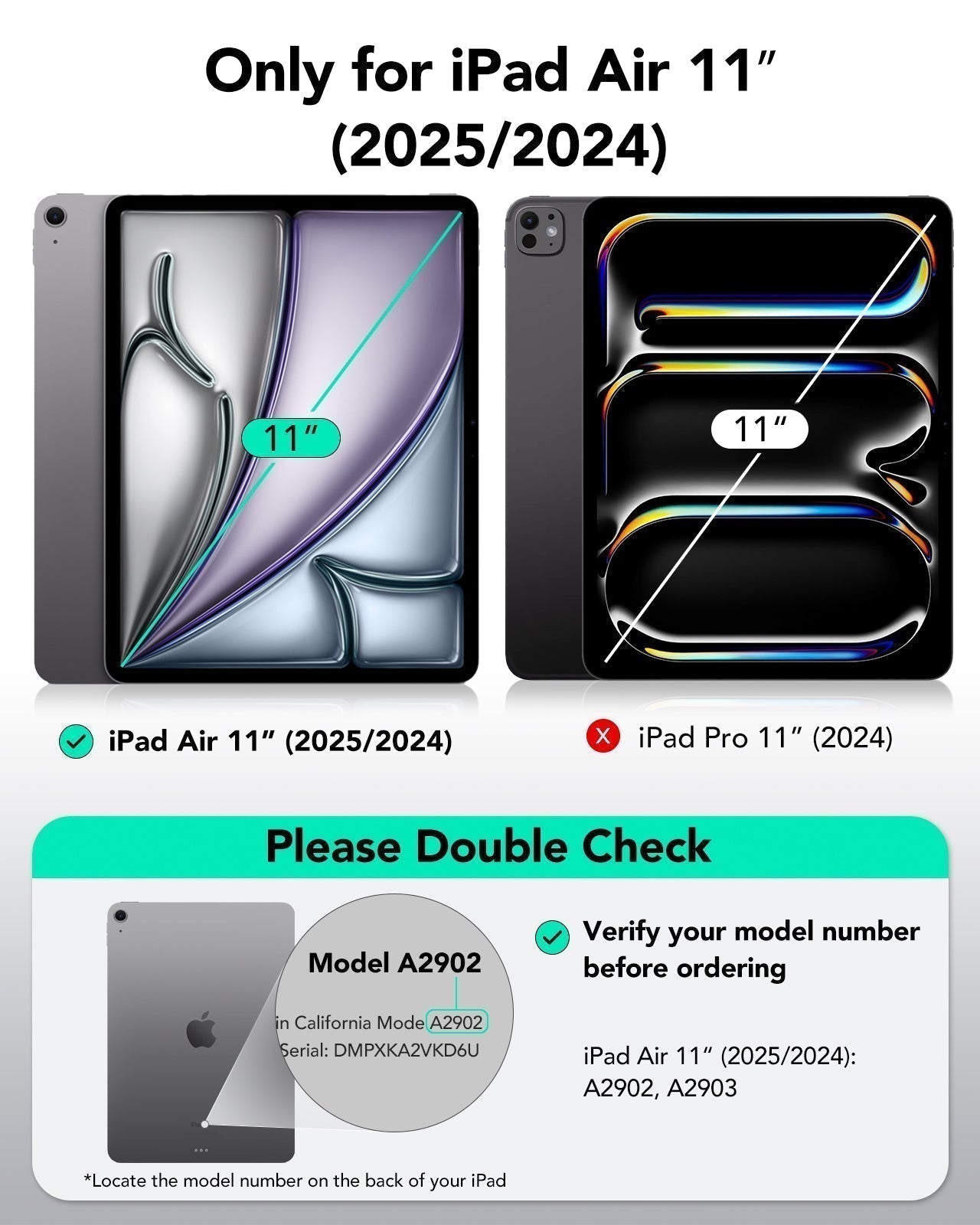 iPad Air 11ʺ (2025/2024) Rebound Art Bundle - Sky Blue ESR